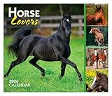 Horse Lovers | 2026 6 x 5 Inch Daily Desktop Box Calendar | New Page Every Day | BrownTrout | Animals Horses Equestrian