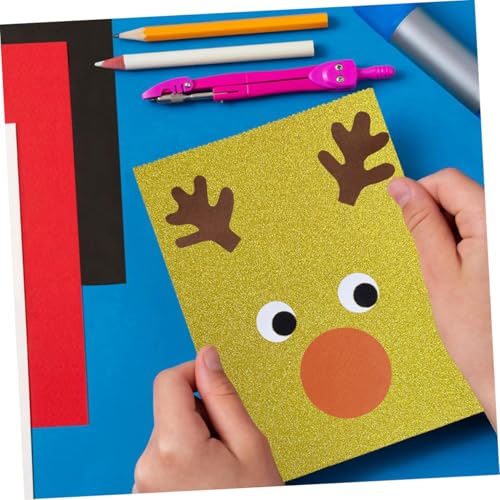 Papier de construction pailleté NUOBESTY pour invitations scrapbooking
