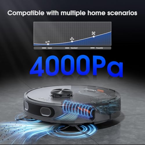 Robot Vacuum and Mop Combo with Self-Empty Base
