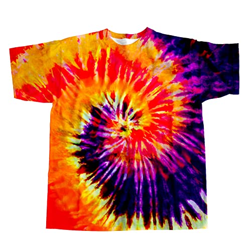 Image of Kids Tie Dye Shirt 6-18 Years Children Hippies Senior Tie-Dye Tee Tshirt for Boys' Girls'