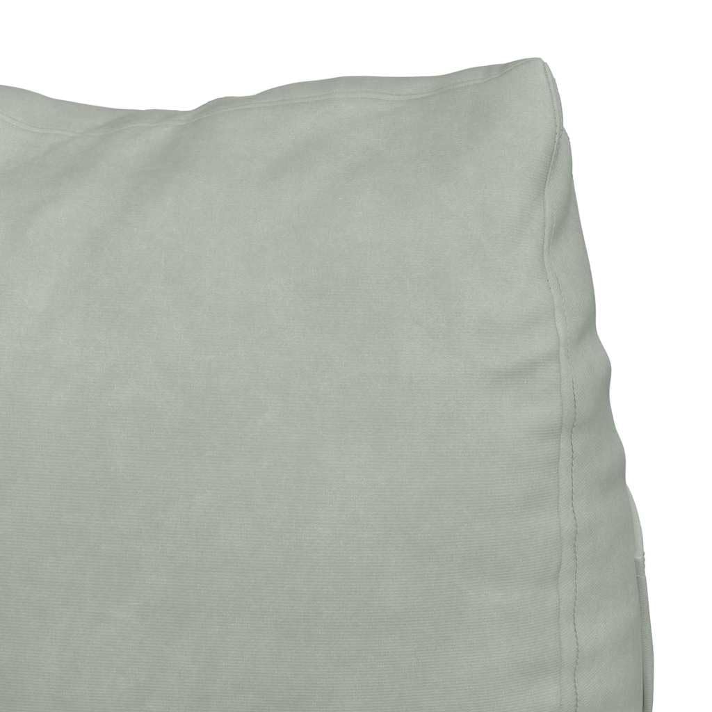 Cuscino per schienale grigio chiaro, 60 x 20 x 50 cm, tessuto in velluto a