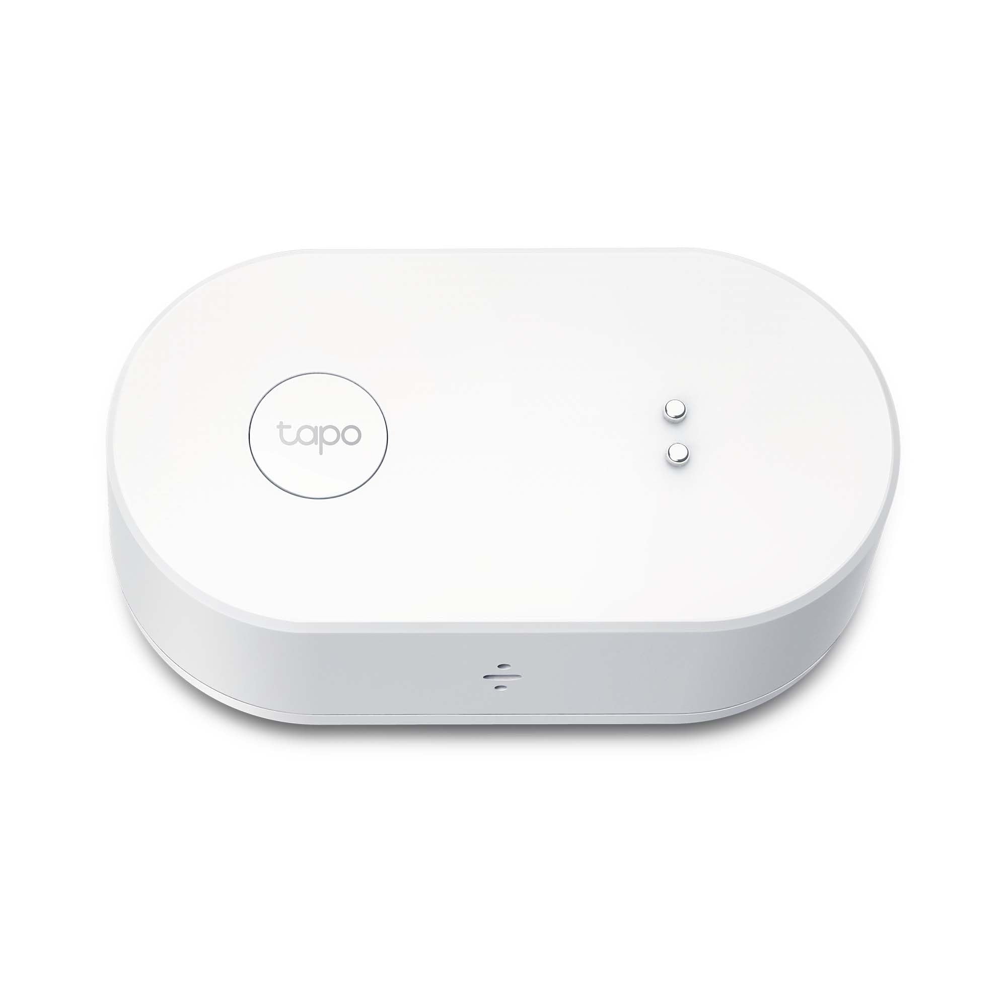 Tapo TP-Link Tapo T300 Smarter Wasserleck-Sensor, Tapo Hub erforderlich, eingebaute 90Db einstellbare Sirene, Sensor & APP & Hub-Alarm, IP67 wasserdicht, 1+Jahr Batterielebensdauer, Flexible Platzierung