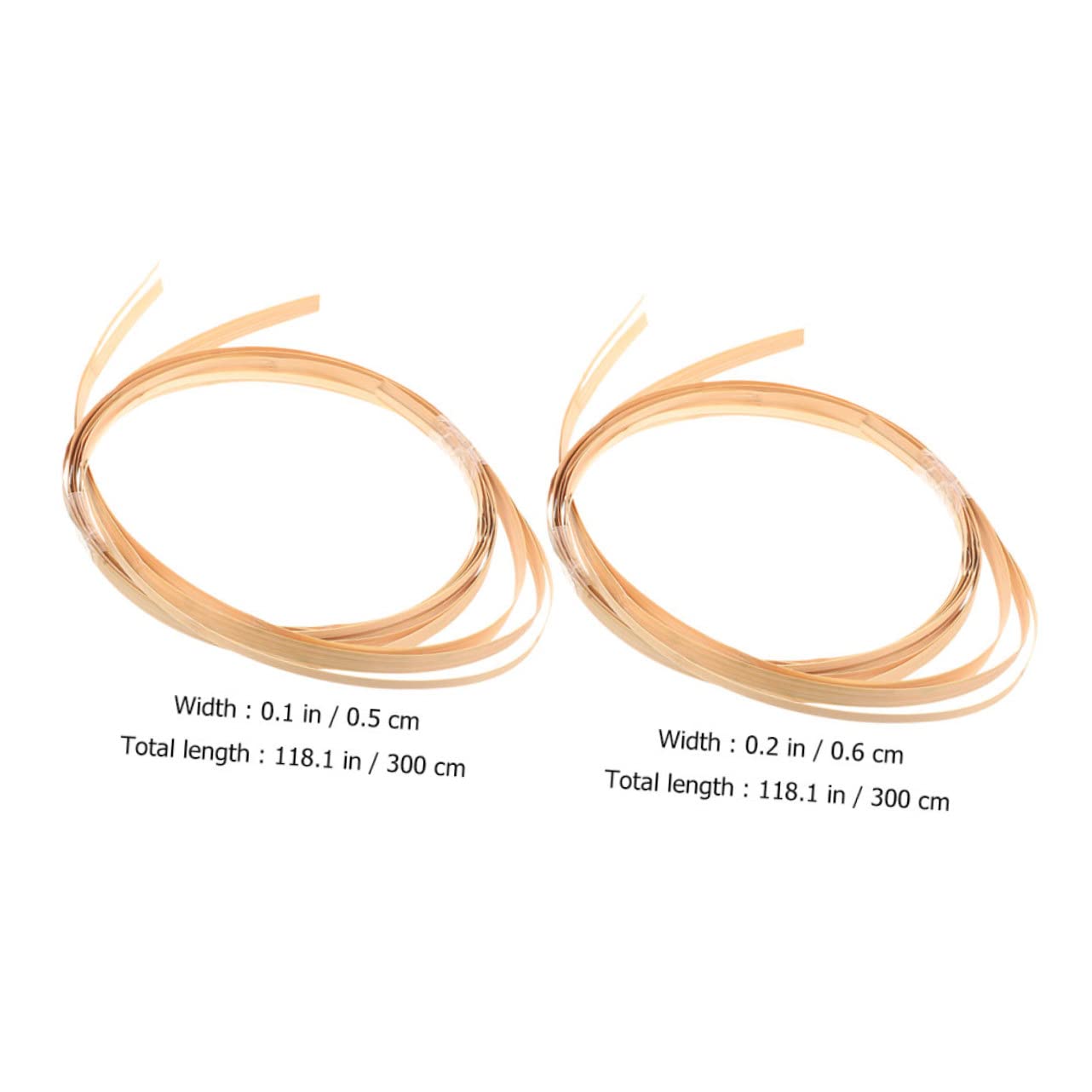 Angoily DIY Woven Strips Basket Weaving Materials Craft Strips Decorative Easy to Clean