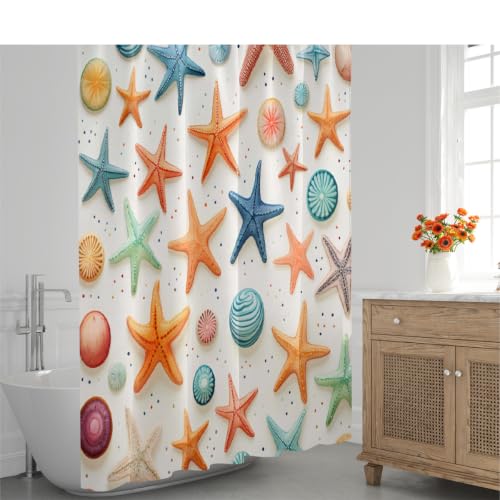 Rideau de douche de qualité supérieure en tissu polyester imperméabilisé Mexpekil