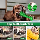 HETOO Dog Chew Toys, Dog Toothbrush Toys for Puppy Dental Care Teeth Cleaning, Natural Rubber Teeth Grinding Rod Gifts for Dogs - Image 5