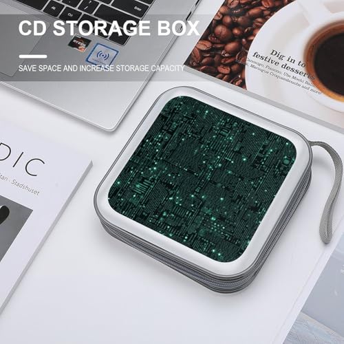 Funda de CD de plástico duro para solucionar la falta de espacio y proteger los discos de rayaduras 5