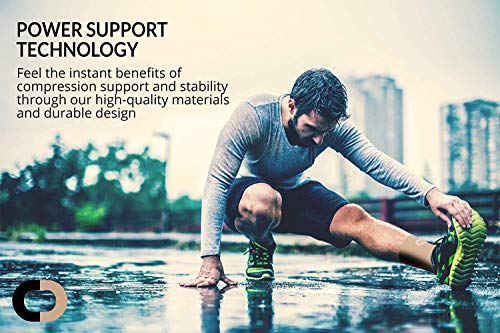 Ankle Brace Compression Sleeve For Men & Women (1 Pair) - Best Ankle Support Foot Braces For Pain Relief, Injury Recovery, Swelling, Sprain, Achilles Tendon Support, Heel Spur, Plantar Fasciitis Socks #TOP2