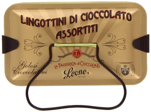 Lingottini di cioccolato assortiti in latta da