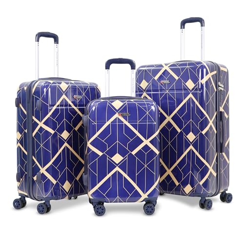 Image of Spider 2.O Trolley bags Set of 3 | Expandable Travel Luggage Suitcase | Large Polycarbonate Hardshell, Lightweight Expandable, 360 Rotatable Wheels, TSA Type Lock