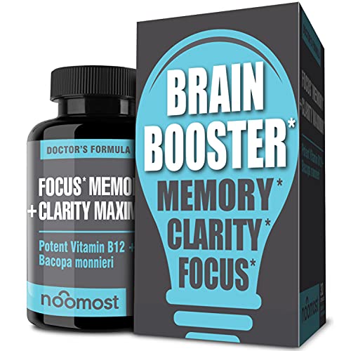 Brain Supplement / Brain Booster Supplement for Focus, Memory, Clarity, Energy Work as Caffeine Brain Booster/ Brain Supplements for Memory & Focus for Brain Fog, Brain Boost & Brain Support (Pack 1)