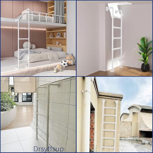 Escalera metálica para litera estilo industrial 300 cm miniatura 5