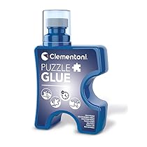 Clementoni – Colla per Puzzle Liquida, 1 Barattolo di Colla 200ml, Utile ad Incorniciare Puzzle con Applicatore in Spugna, Asciugatura Rapida, Accessori Puzzle Adulti e Bambini, Made in Italy, 37044