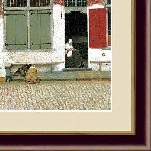 Amazon.co.jp: ヨハネス・フェルメール『デルフトの小路』高精彩工芸画