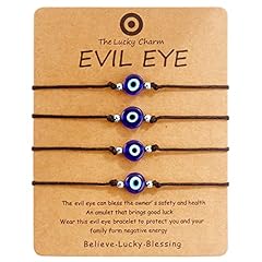 Black string blue eye silver