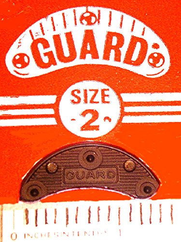 Traveler Guard Self-Adhesive Plastic Heel and Toe Plates with Nails - Black, 10 Pairs, Size #2