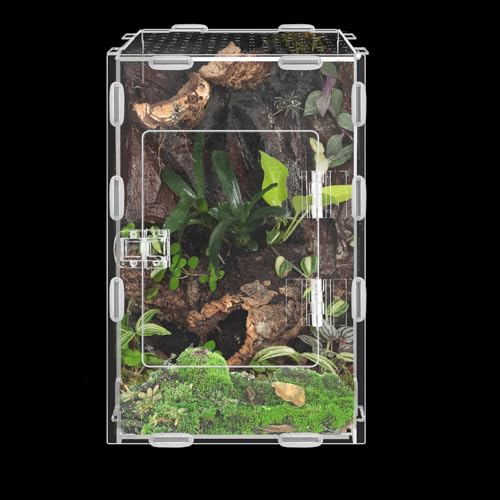 Acrylic-Jumping-Spider-Enclosure-6x6x98-Front-Opening-Door-Insect-Terrarium-Perfect-for-Tarantula-Reptile-Enclosure-Tank-Praying-Mantis-Habitat