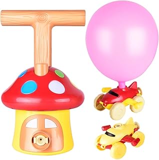 مجموعة ألعاب على شكل سيارة ببالون تعمل بالطاقة ومنزل جميل مشروم للعب التفاعلي لعبة سباق للأطفال الصغار من فانسبورت