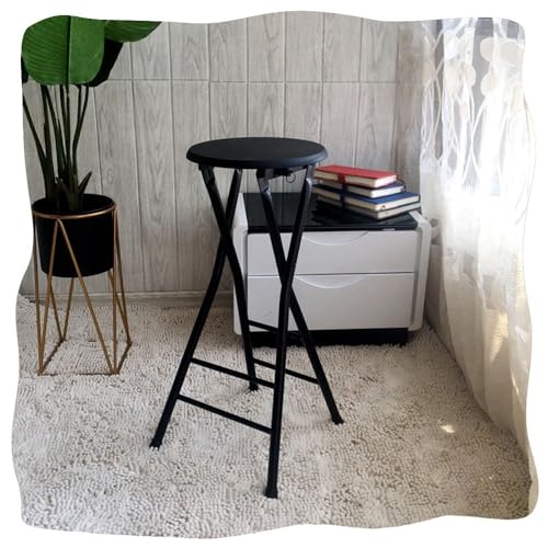 Taburete plegable de madera