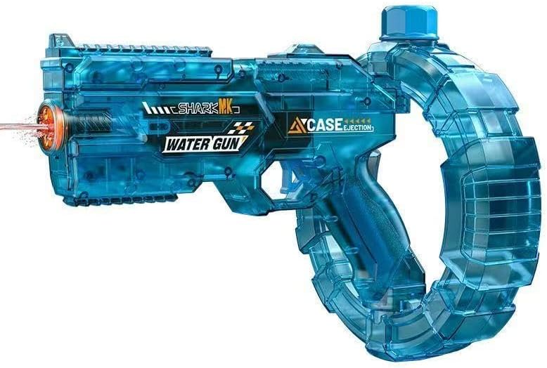 Electric Water Blaster for Adults Kids, Automatic High Pressure Water Gun with Long Range, Rechargeable Squirt Gun for Outdoor Pool Beach Summer Toys, Easy Fill Backpack Water Pistol Set