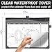 Yoment Desk Calendar 2026, Jan 2026-Dec 2027, 2026 Desk Calendar Large 17 x 12, 2026 Calendar with Plastic Cover, Pockets, to-Do Lists, Desktop Wall Calendar 2026-2027 for Office School Home, Gray