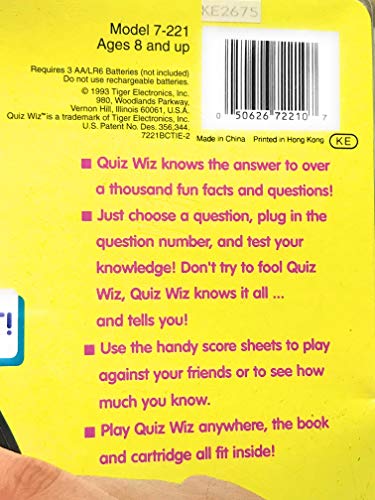 tiger quiz wiz