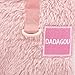 SMALLLEE_LUCKY_STORE Haustier-Sherpa-Fleece-Pullover Weste Rollkragenpullover mit D-Ring weiches Sweatshirt für kleine Hunde Katzen, Welpen Yorkie Chihuahua warme Herbst-Winterkleidung, Rosa, M