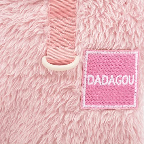 SMALLLEE_LUCKY_STORE Haustier-Sherpa-Fleece-Pullover Weste Rollkragenpullover mit D-Ring weiches Sweatshirt für kleine Hunde Katzen, Welpen Yorkie Chihuahua warme Herbst-Winterkleidung, Rosa, S