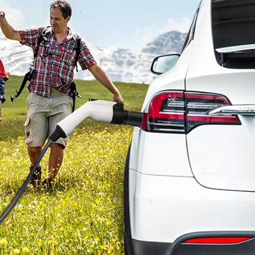 adaptateur câble charge ev, câble charge ev adaptateur chargeur voiture type 2 à type 1 ip54 16a/32a sae j1772 à iec 62196 convertisseur chargeur voiture adaptateur charge véhicule électrique