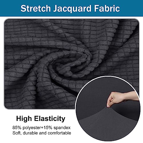 Housse de protection fauteuil inclinable extensible jacquard lavable 4pc