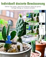 Lvelfe Automatisches Bewässerungssystem, Tropfbewässerungsset Wasservolumen Einstellbar, Kann 11 Pflanzen Gießen, Urlaubsbewässerungssystem für Zimmerpflanzen, Garten, Balkon Pflanzen, Topfpflanzen – Ansicht 3