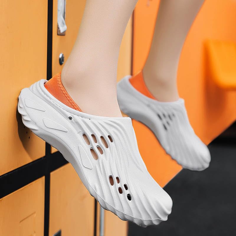 Image of Men's Clogs Garden Shoes Adult Slip On Outdoor Athletic Sports Sandals Summer Water Beach Shoes Casual Slippers Lightweight Breathable Non Slip