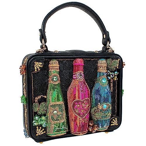 Mary Frances In the Spirit Beaded Top Handle Cocktails, Champagne Handbag, Multi2