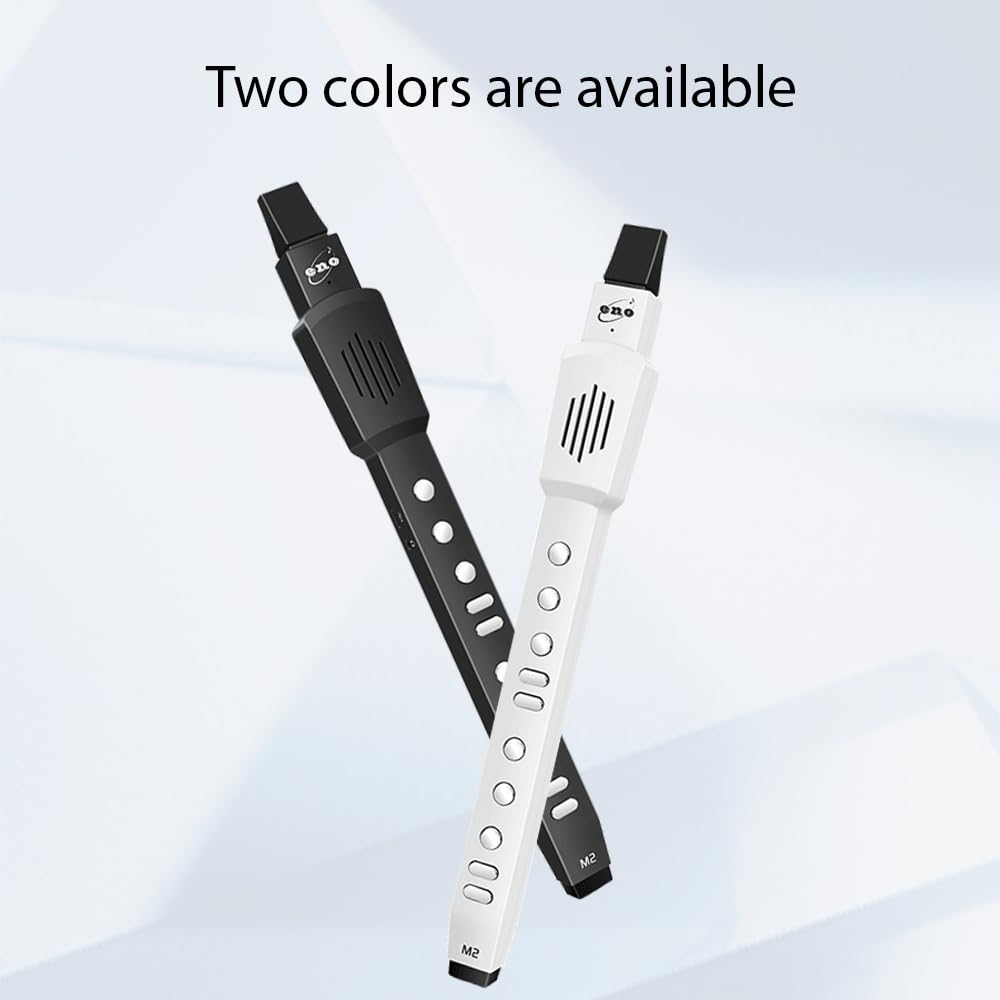 sassofono elettrico ENO Strumento a fiato digitale Portatile Automatico Vibrazione Elettronica Strumento a fiato Set con Bocchino Rimovibile Type-C Ricaricabile 1200mAh Flauto Elettrico