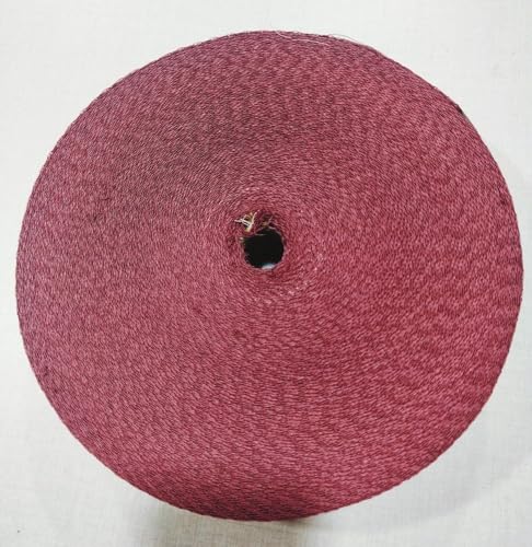Image of ABB Ropes & Niwars 2 Inch X 50 Meters Plastic Niwars Webbing Roll for Folding Khat, Khatiya, Charpai Folding Bed,Chair, Baskets and Other Art Projects (Red)