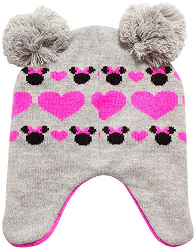 Ensemble hiver Minnie Mouse avec bonnet et gants, idée cadeau pour fille