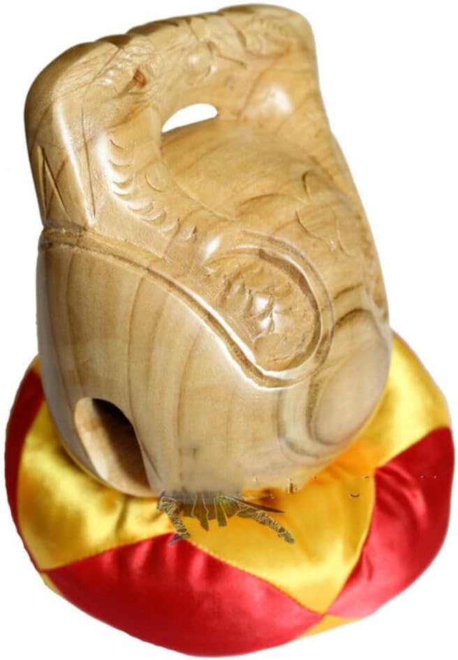3.5 inch Buddhist Monks Wooden Fish Temple buddhla Block Zen drum