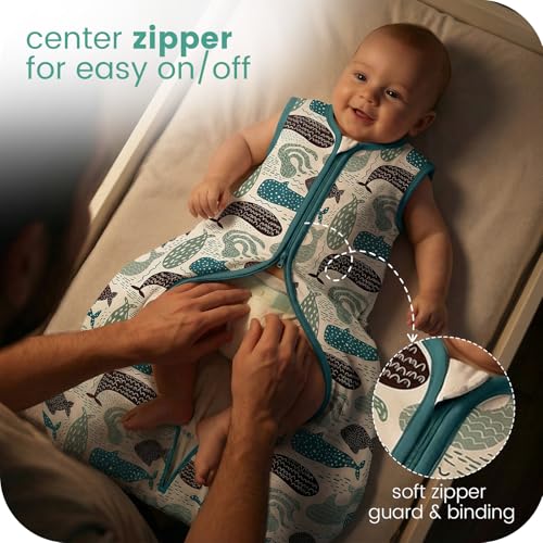Image of Baby Sleep Sacks Lightweight, Soft & Breathable 0.5 TOG Wearable Blanket with Zipper, 3-Pack 0-3-6-12-24-4T