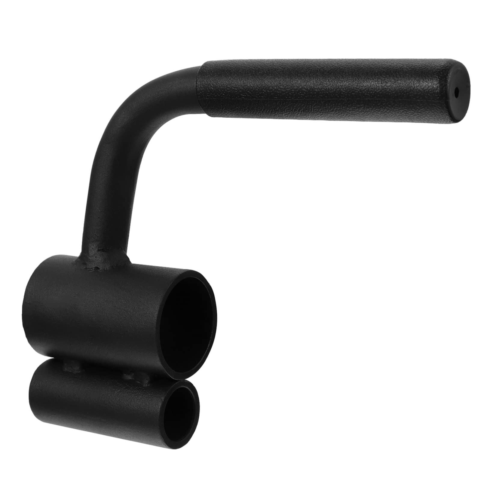 TOYANDONA Barra de Pesas para Gimnasio de Acero Negro, Mango Inclinado | Herramienta de Entrenamiento Multiusos, Diseño Funcional para Ejercicios de Fuerza y Tracción