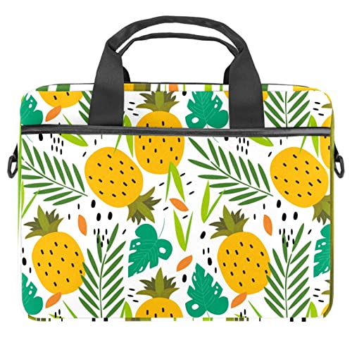 Sacoche pour ordinateur portable 13 pouces à 14.5 pouces et housse bandoulière motif tropical