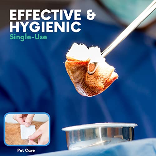 Healqu Gauze Pads - Bag Of 200 4X4" Gauze Pads - 4-Ply, Non-Woven Surgical Sponges - Super Absorbent Medical Gauze Sponges For Wound Dressing, Debridement, Cleaning, Prepping #TOP5