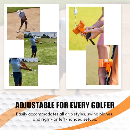 Image of Orange Whip Golf Putting Aid Trainer, Patented Short Game Golf Swing Training for Precision and Accuracy, Made in USA