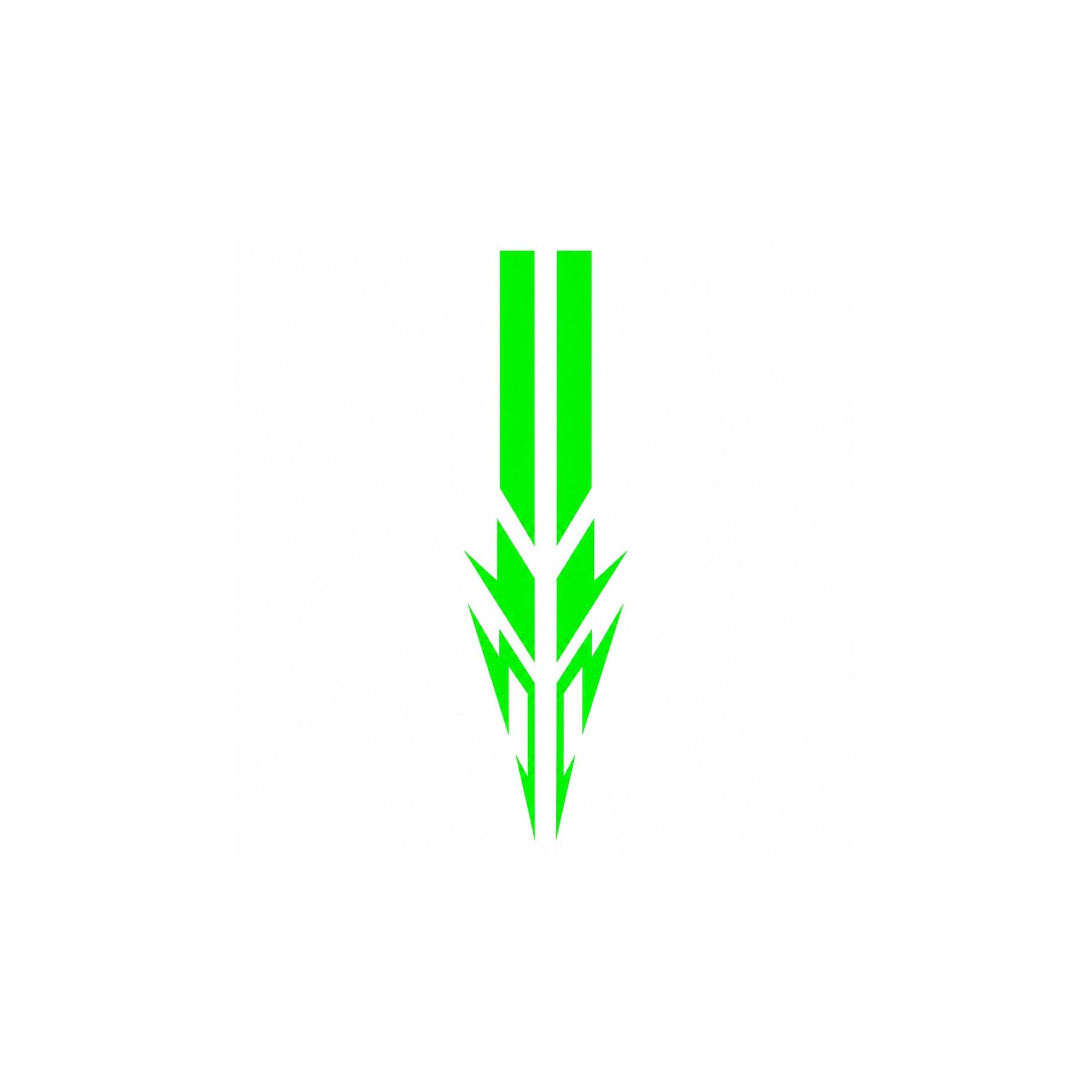 Universal PVC Car Hood Stripe Sticker, Racing Body Decal for Auto Exterior Decoration, Sporty Vinyl Graphic Wrap(K-704 Green)