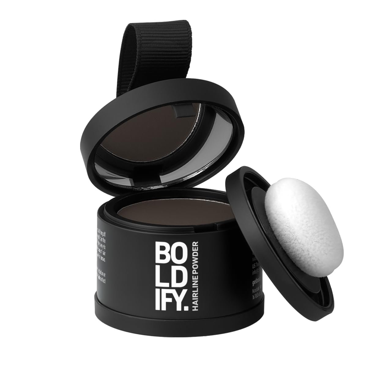 BOLDIFY Hairline Powder - Root Touch Up Hair Color for Gray Coverage - Bald Spot Concealing Hair Powder for Women and Men - 24-Hour Stain-Proof (Ash Brown)