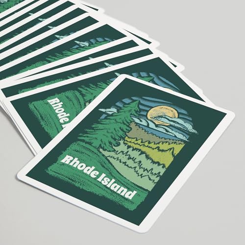 Lantern Press naipes poker Rhode Island 52 cartas miniatura 5