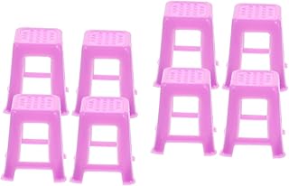 Totority 8 Pçs Cadeira Miniatura Mini Brinquedo Miniaturas Mini Casa De Boneca Mini Modelo De Móveis De Casa De Bonecas Modelos De Móveis De Mini Casa Modelos De Banquinho Em Miniatura