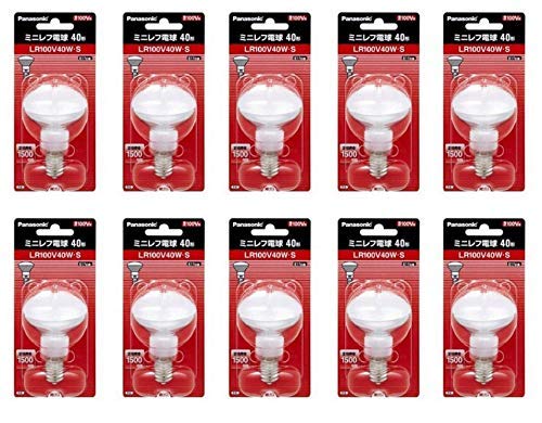 パナソニック ミニレフ電球 LR100V40W-S 40W E17 20個セット LR100V40W・S ミニレフ電球 Panasonic(パナソニック) 口金E17