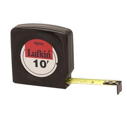 Cooper Hand Tools Lufkin 182-Y8212 45798 1-2 Inchx12' Economy Tape Rule