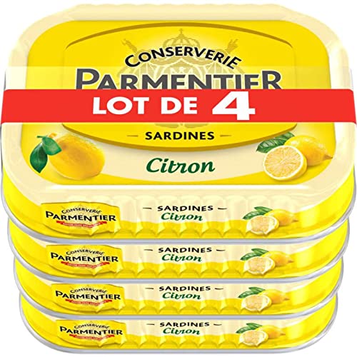 Parmentier Sardines au Citron Lot 4x135g