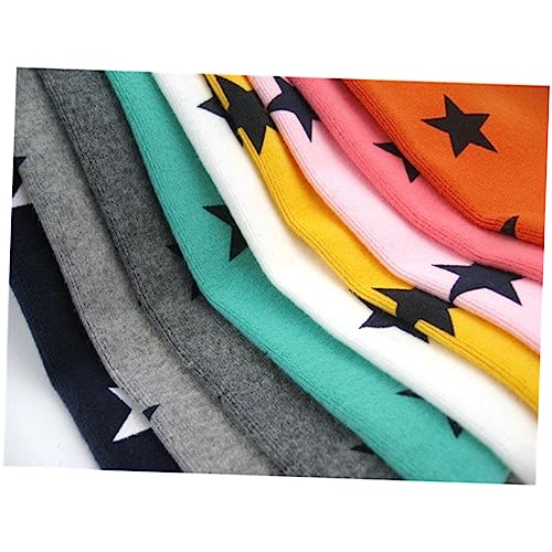 BESPORTBLE Cotton Neckerchief with Five Pointed Stars Pattern Warm Winter Scarf for Boys and Neck Warmer for Casual and Holiday Use3