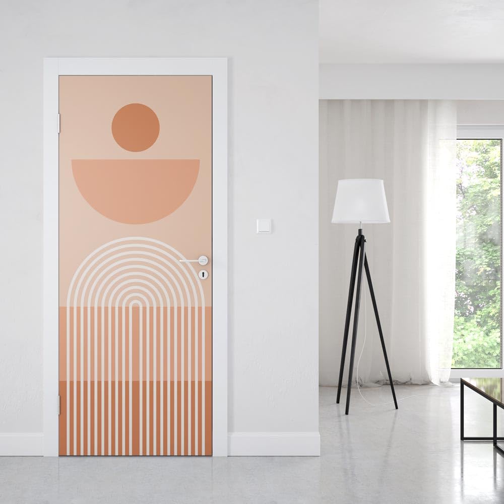 Sticker Porte Arche Terracotta 204 x 73 cm